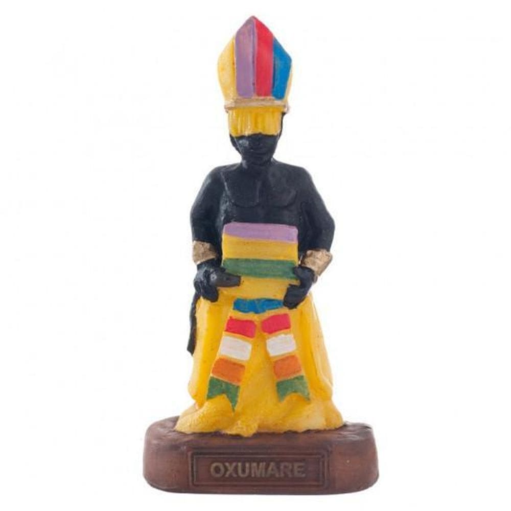 Escultura Oxumare 10 Cm Em Resina