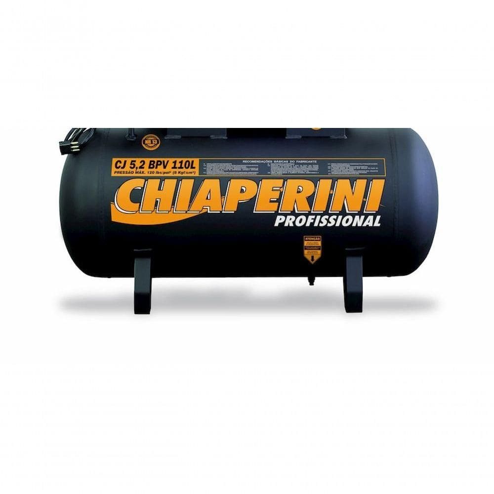 Compressor Ar 5,2 Bpv S-rodas Mono 1hp 110l Chiaperini
