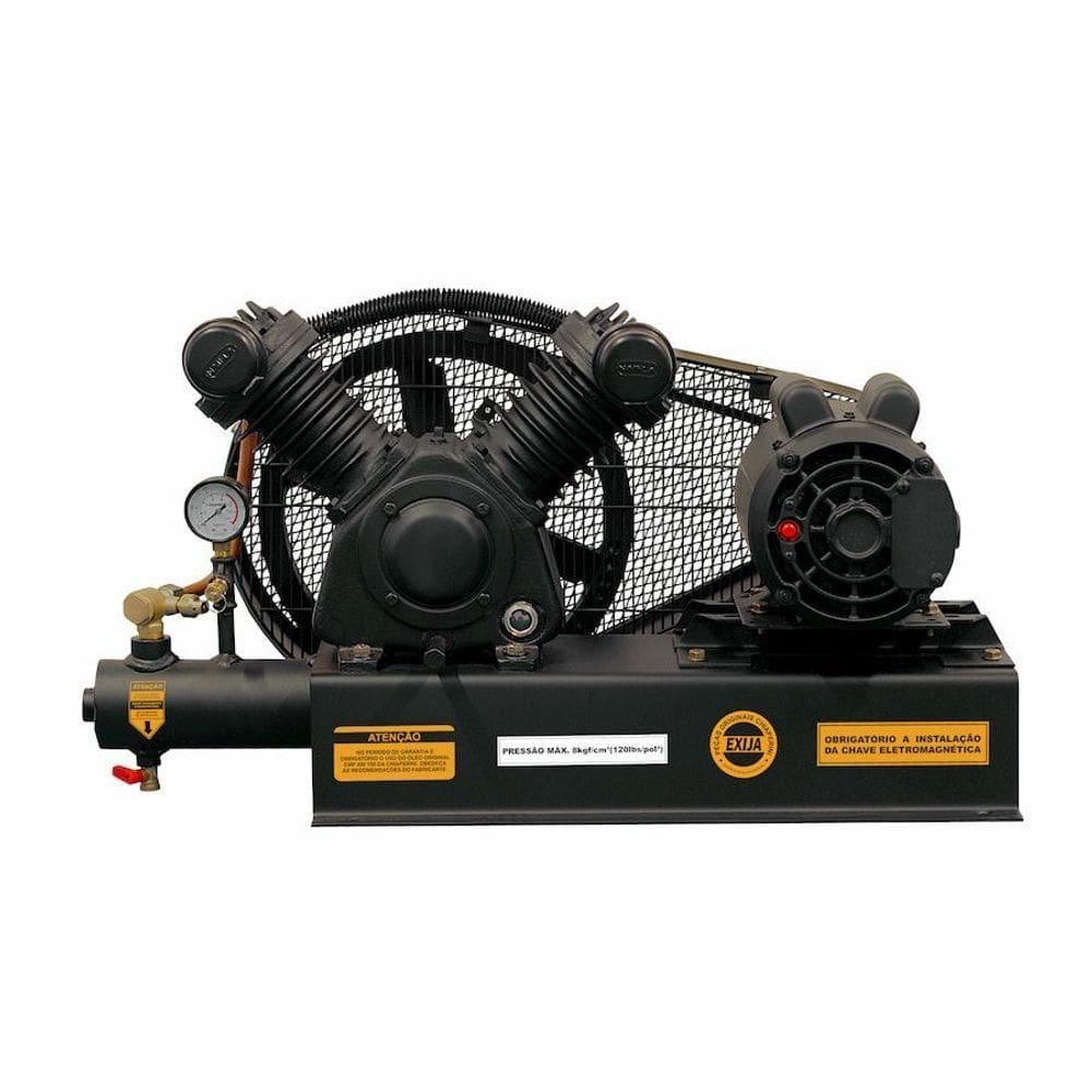 Compressor De Ar Base B.pressão 10pcm Tri 2hp Chiaperini