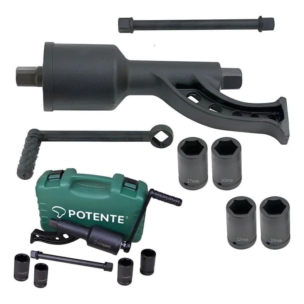2X Desforcímetro Torqueador Kit Maleta Com 4 Soquetes - Pote