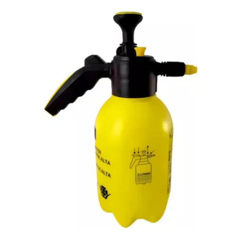 2X Pulverizador Borrifador Pressão 2 Litros Com Válvula Cor