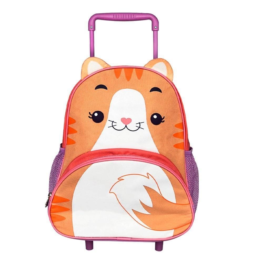 Mochila De Rodinha Infantil - Gato