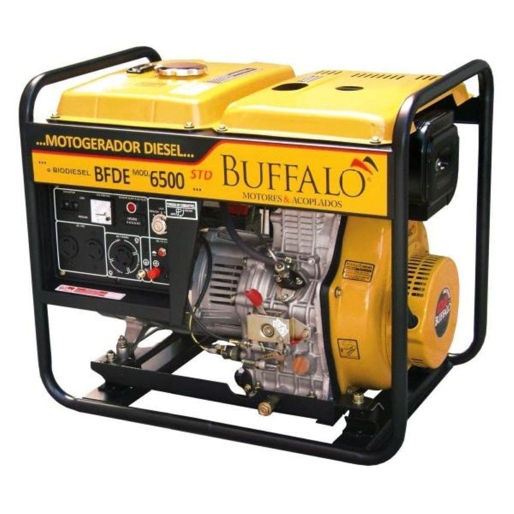 Motogerador Diesel Buffalo 5kva Mono P Elétrica Quadro Std