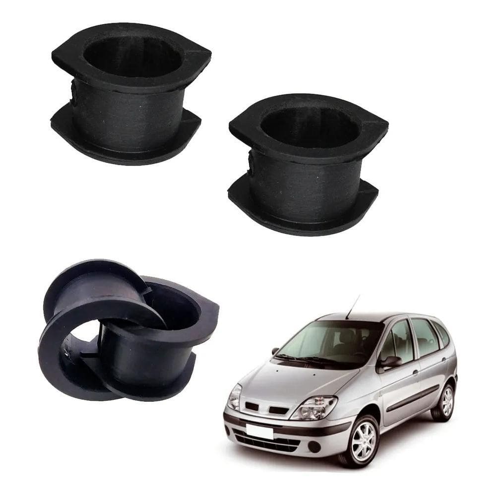 2X Kit Bucha Da Caixa De Direção Renault Scenic Clio Kangoo
