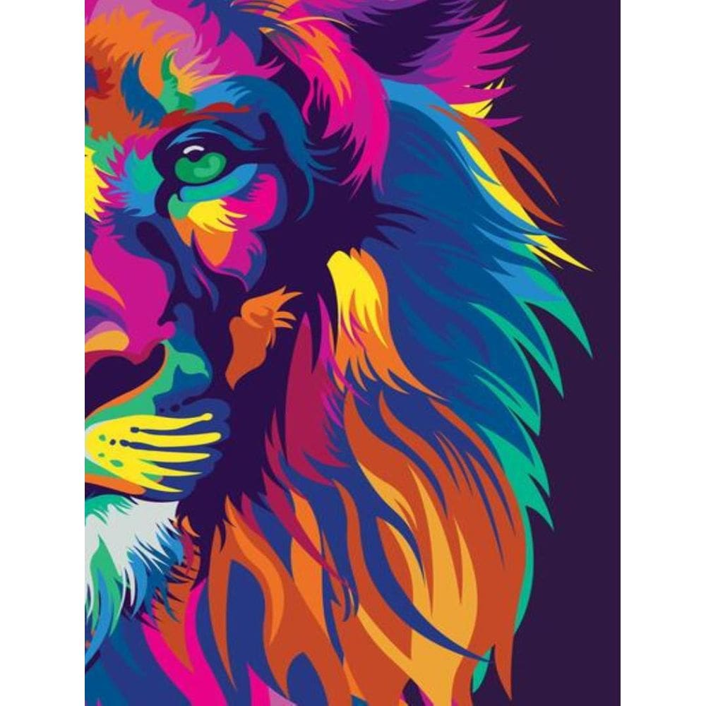 Biblia Nvt Lion Colors - Letra Grande