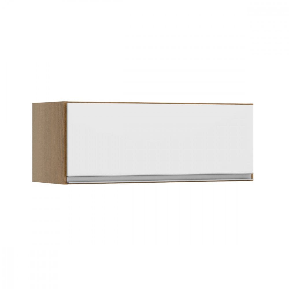 Armário Aéreo Basculante para Cozinha com 1 Porta 80 Cm MDP Branco 0455