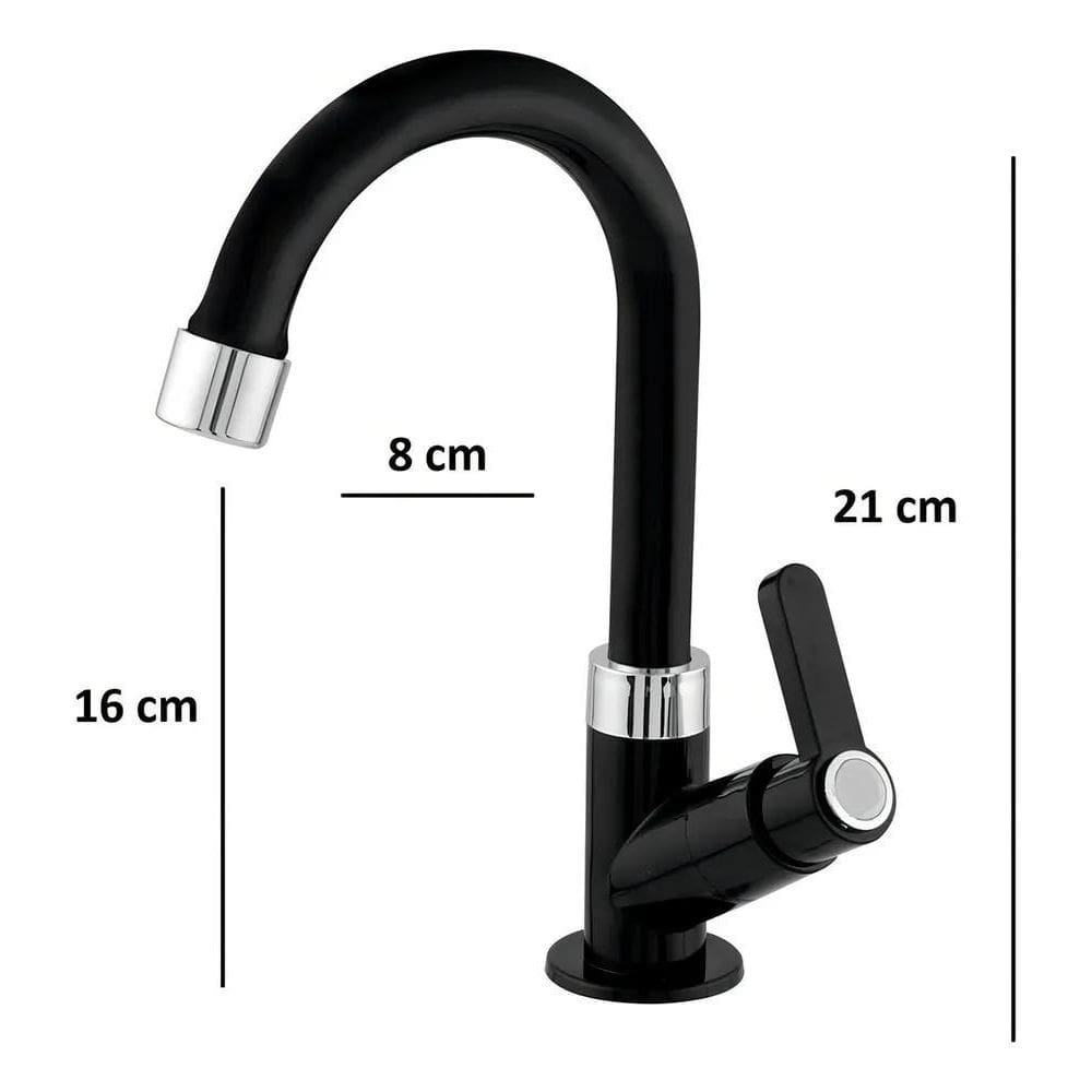 2X Torneira Cozinha Bancada Bica Móvel Abs Cromado 1168 - Pr