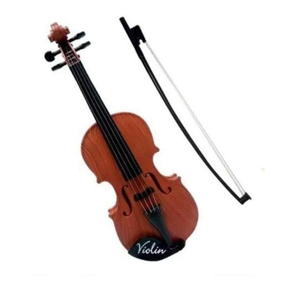 2X Violino Infantil Makeda Acustico Com 4 Cordas E Arco Cor