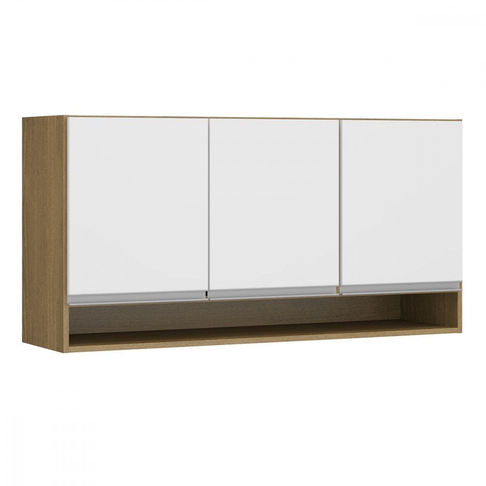 Armário Aéreo para Cozinha Modulada 120 x 60 Cm MDP Branco 0451