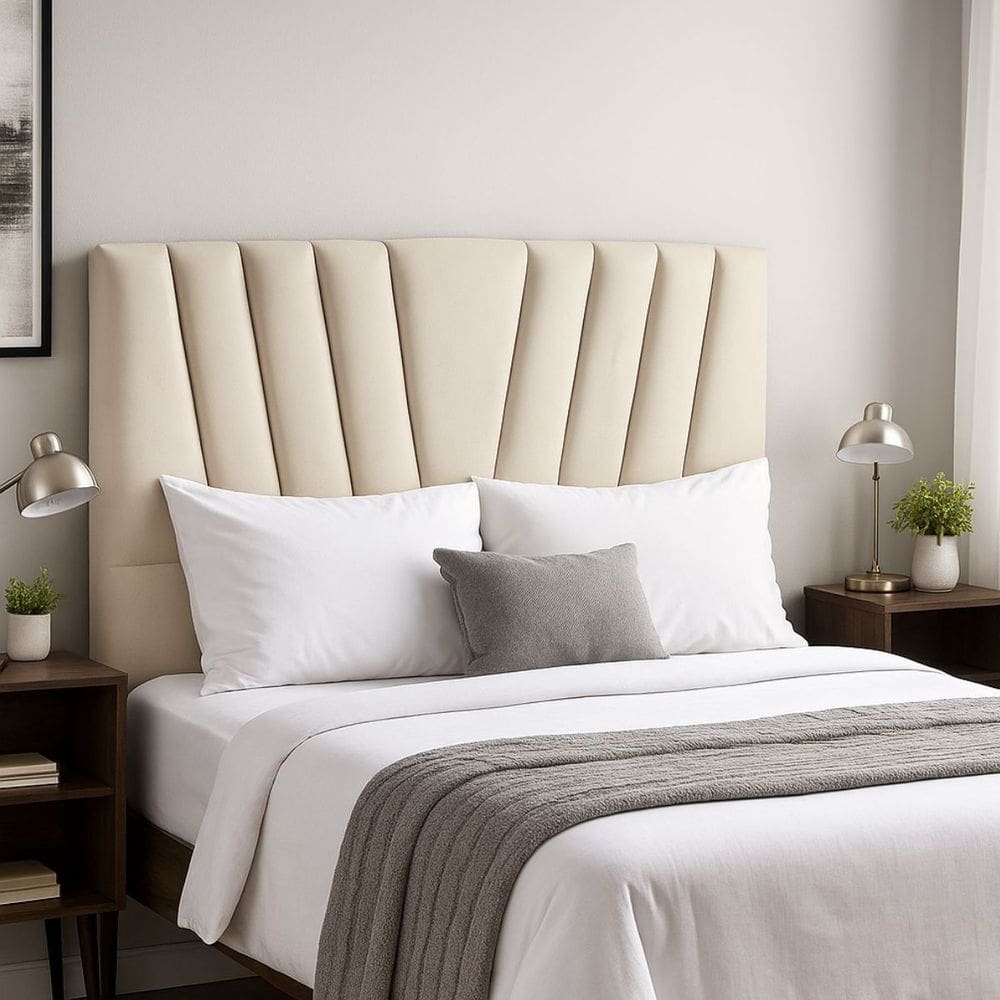 Cabeceira Cama Box King 195 cm Lizza em Linho Com Frame