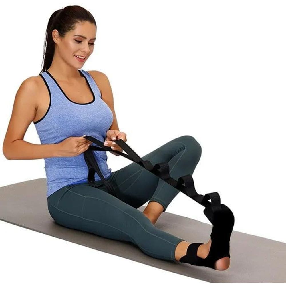 2X Faixa De Alongamento Yoga Pilates Funcional Fisioterapia