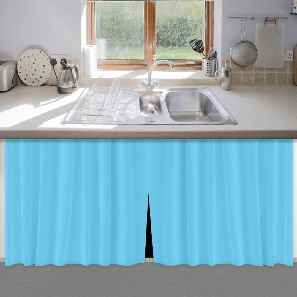 Cortina De Pia Azul Pvc