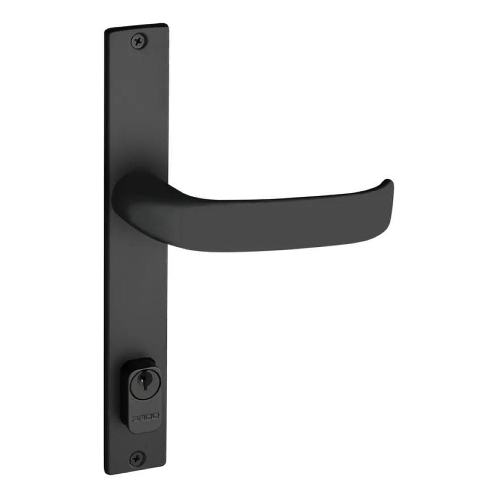 2X Fechadura Externa Zamac Serralheiro Magnum Preta 661 Pado