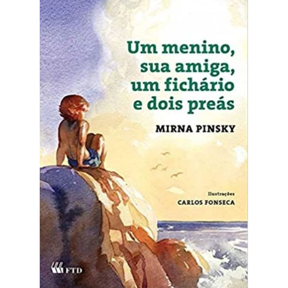 Um Menino,sua Amiga,um Fichario e Dois Preas(aquar