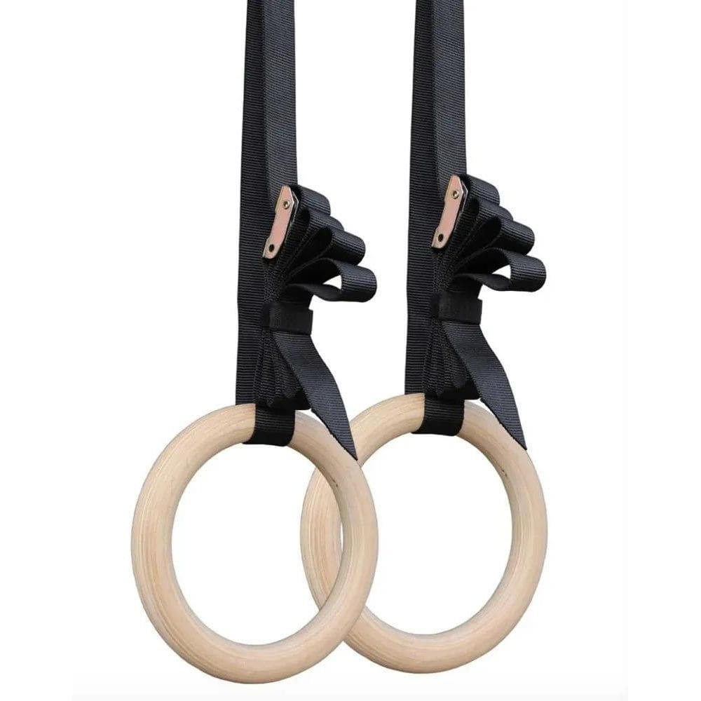 2X Argola Madeira Crossfit Suspensa Olimpica M1 Fitness