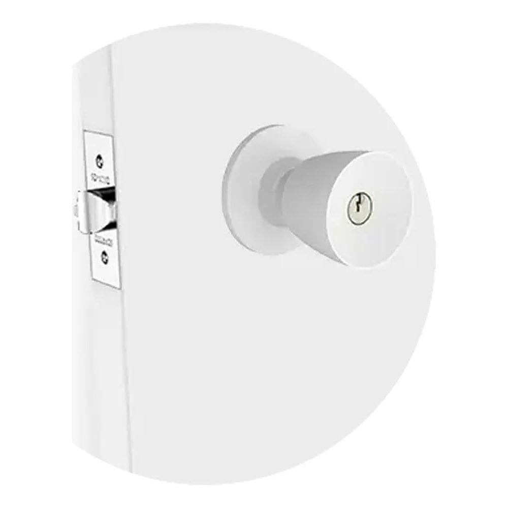 Fechadura Cilindrica Porta Divisória Soprano 90Mm Branco