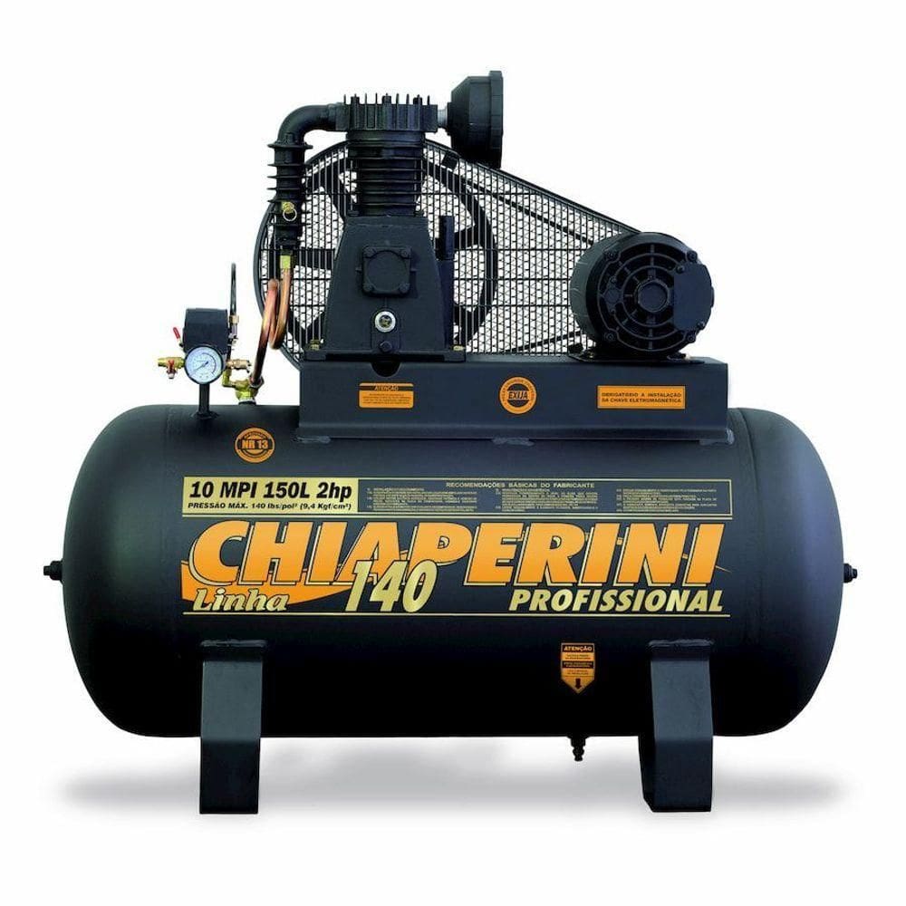 Compressor De Ar M.pressão Tri 2hp 150l 000769 Chiaperini