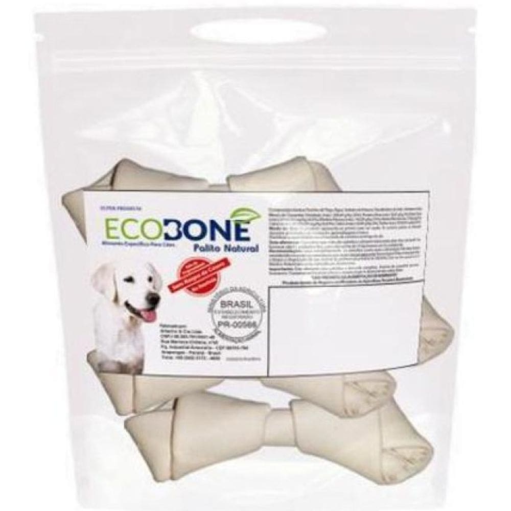 Ossinho Para Cachorro Natural 100% Vegetal Nó 3/4