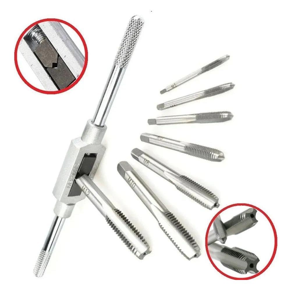 2X Jogo Macho P Abrir Rosca M3 M4 M5 M6 M8 M10 M12 + Desanda