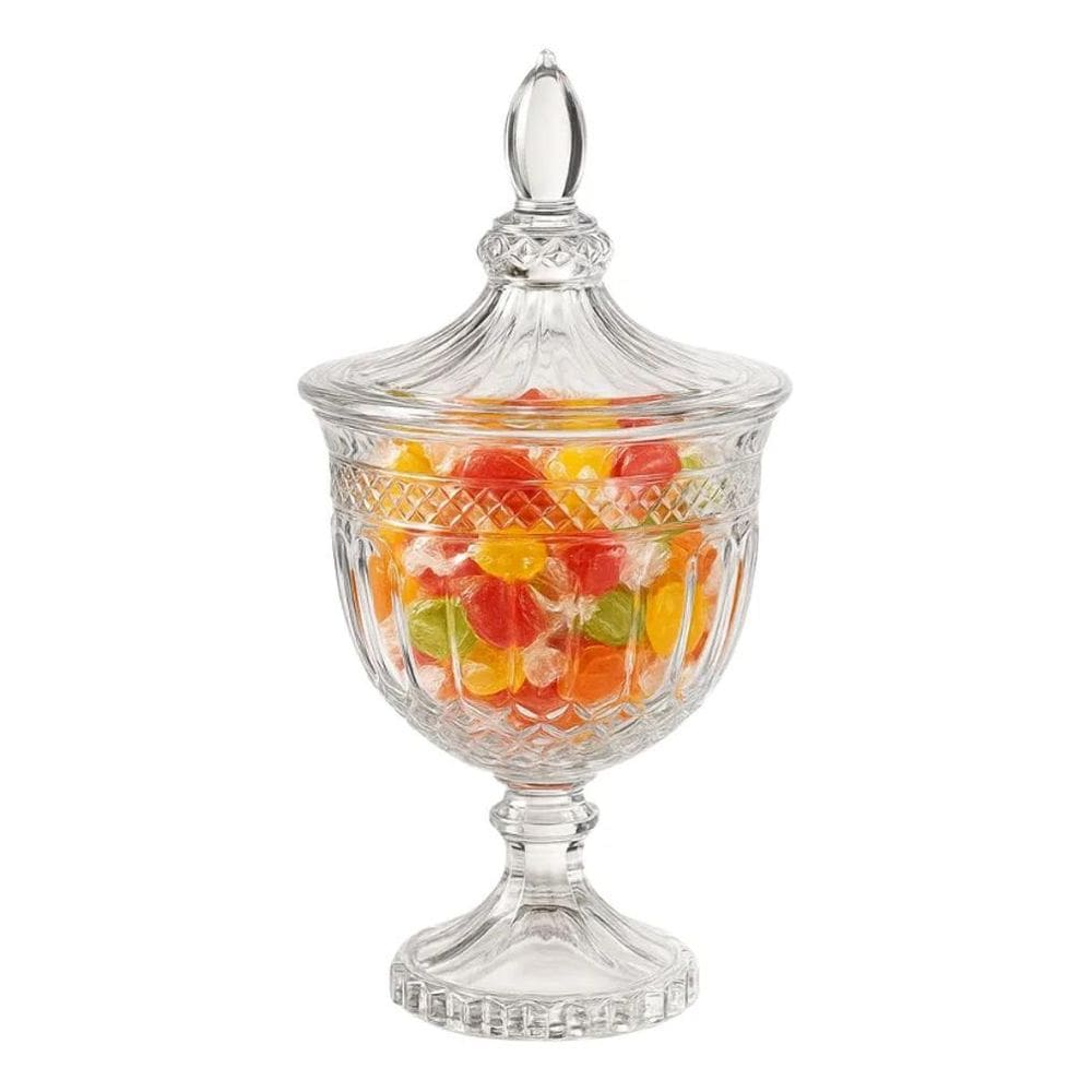2X Bomboniere Baleiro Porta Doce Bombons Decoração 24Cm Tran