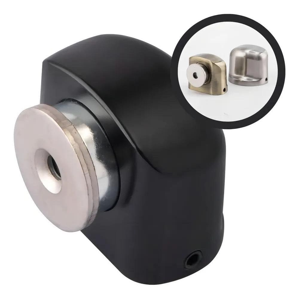 2X Fixador Prendedor Trava Porta Magnético Imã Batedor 3Cm