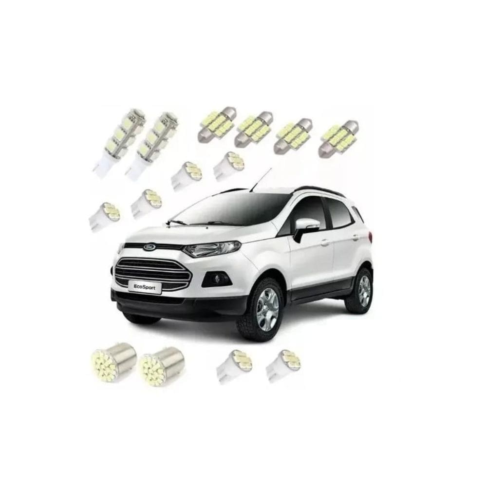 Kit Lâmpada Led Ford Novo Ecosport 2013 2014 2015 2016