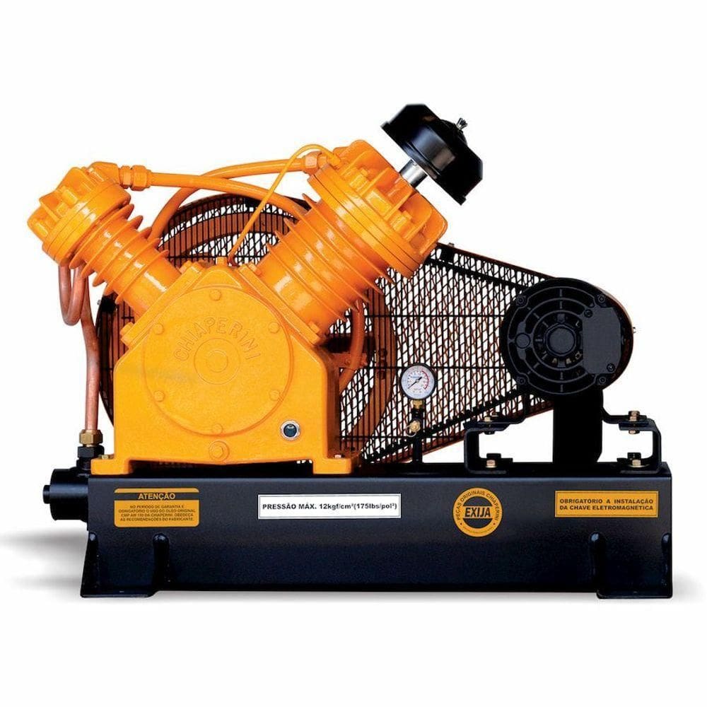 Compressor Ar Alta Pressão Base Trif 5hp 220-380v Chiaperini