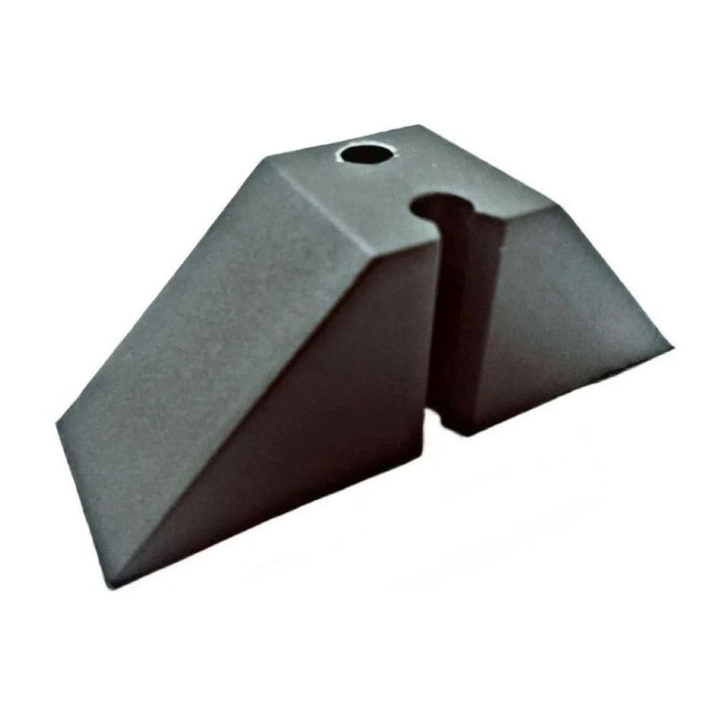 2X Calço Para Telha Trapézio T 40 2 Furos Preto - 100 Pçs