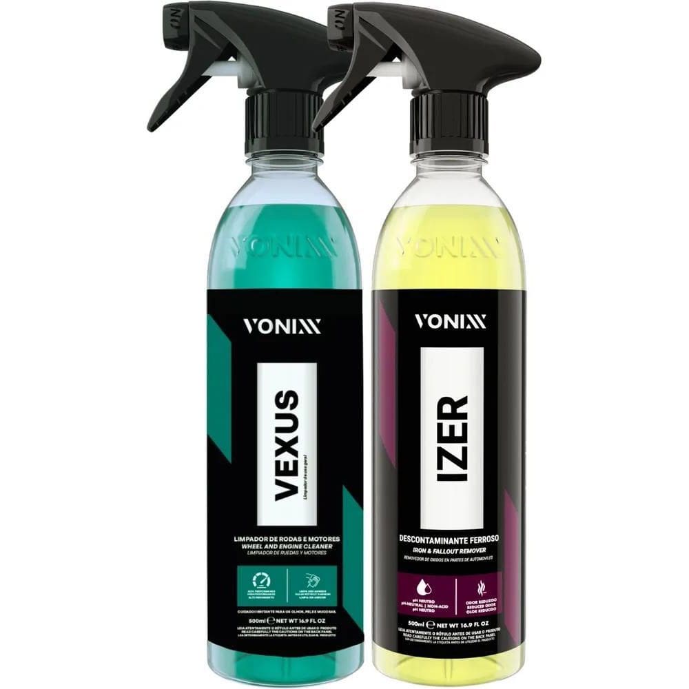 Vexus Limpador De Motor Rodas + Izer Descontaminante Vonixx