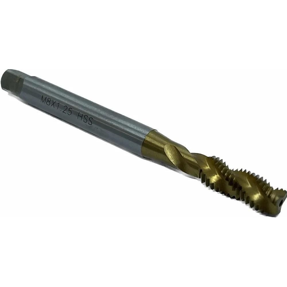 2X Macho Maquina Canal Helicoidal M8 X 1,25 Com Cobertura T
