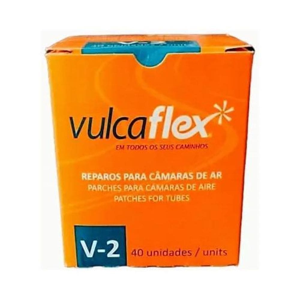 2X Remendo A Frio V-2 - 050Mm - Caixa C/40 Pçs - Vulcaflex