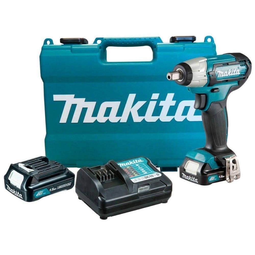 Chave Impacto 1-2 12v C- 2 Baterias Carregador Maleta Makita