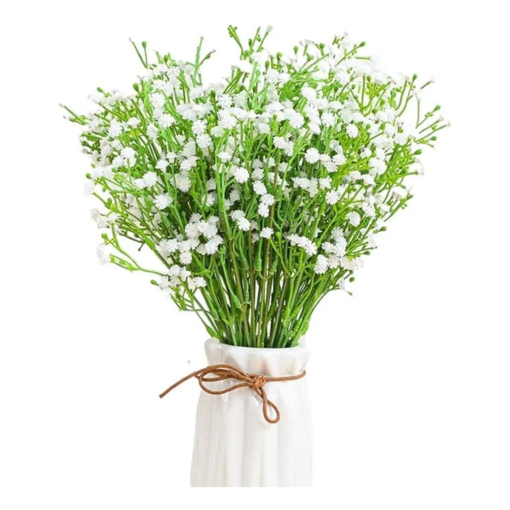 2X Kit 2 Buquês De Mosquitinho Gypsophila Artificial Decoraç