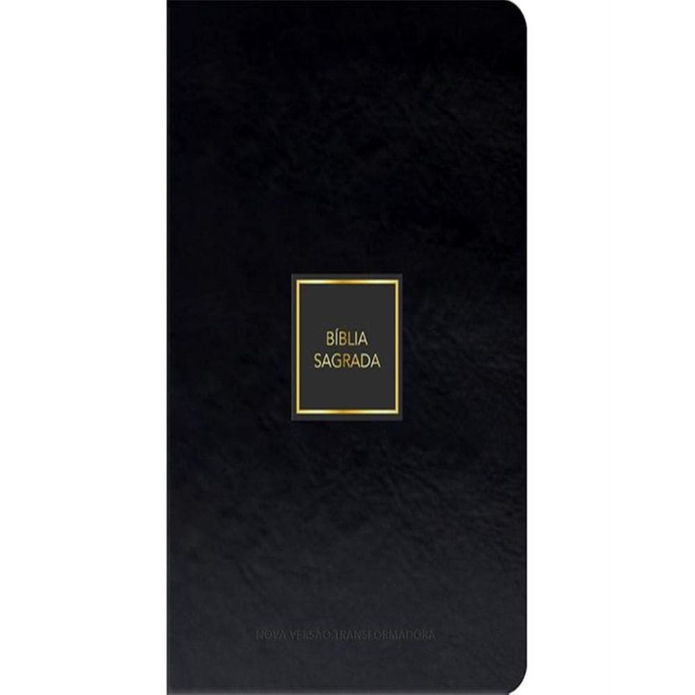 Biblia Sagrada Nvt - Luxo - Preta E Dourado