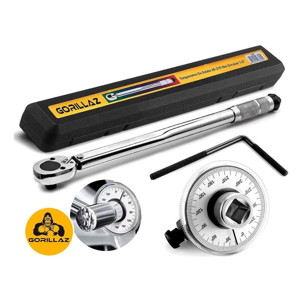 2X Torquimetro De Estalo 1/2 Pol 2.8 A 21Kg Gorillaz Com Med