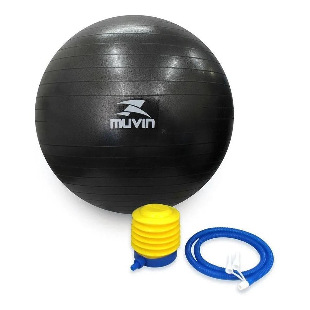 Bola De Pilates 55Cm Muvin - Antiestouro - Suporta Até 300Kg