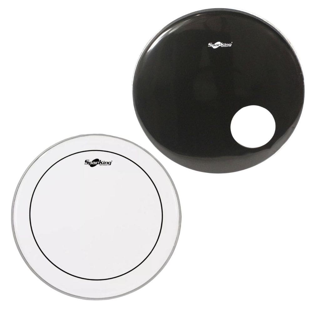 Kit Pele 20`` Bumbo Hidráulica Spanking + Pele Furo Preta