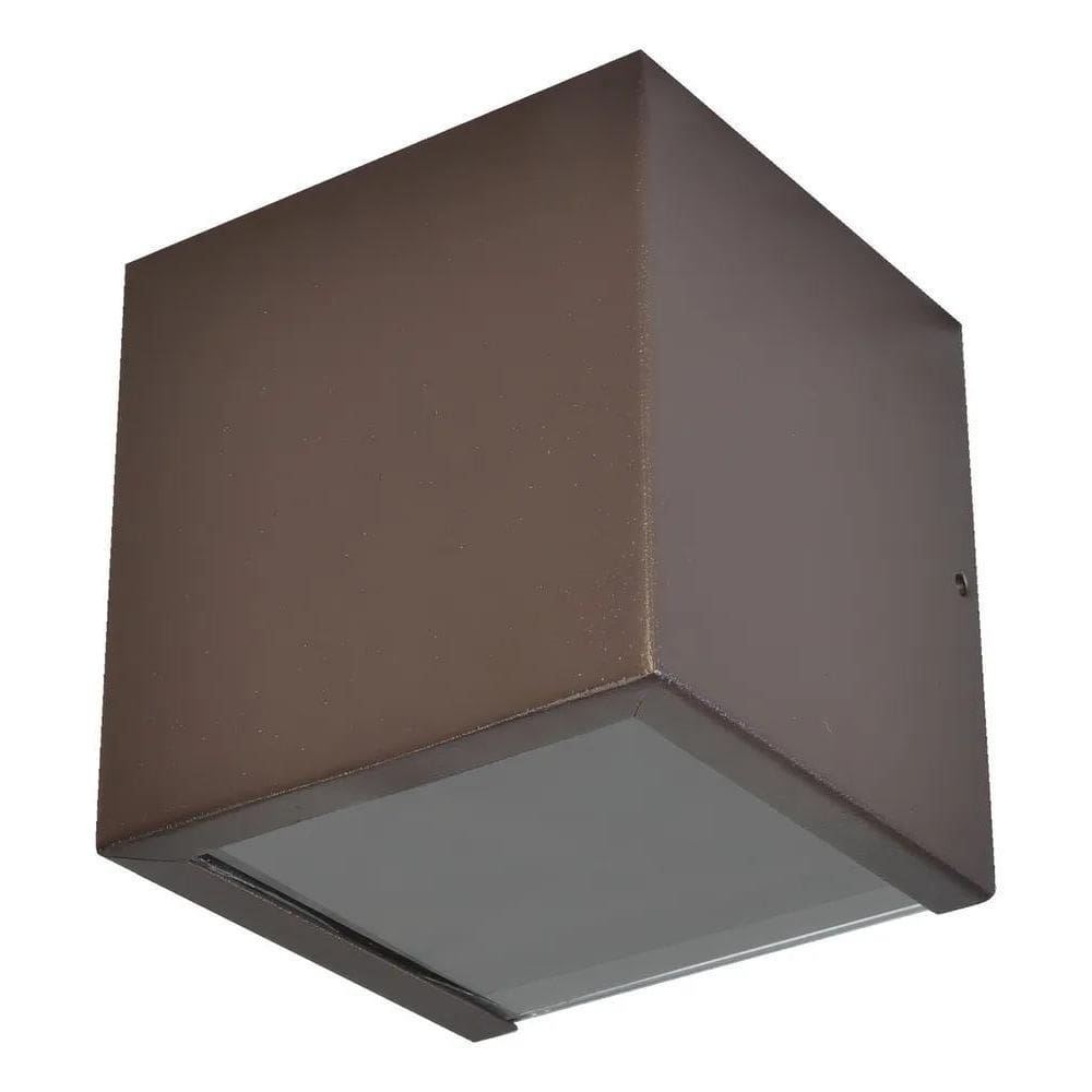 Arandela Alumínio 1 Foco Externa Muro Parede Dicróica 6201 C