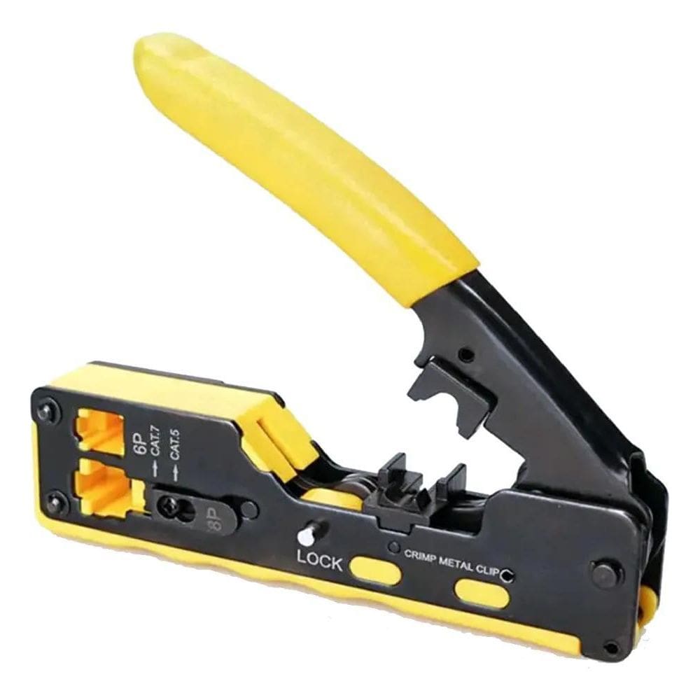 2X Alicate Link+ Crimpar Conector Vazado.