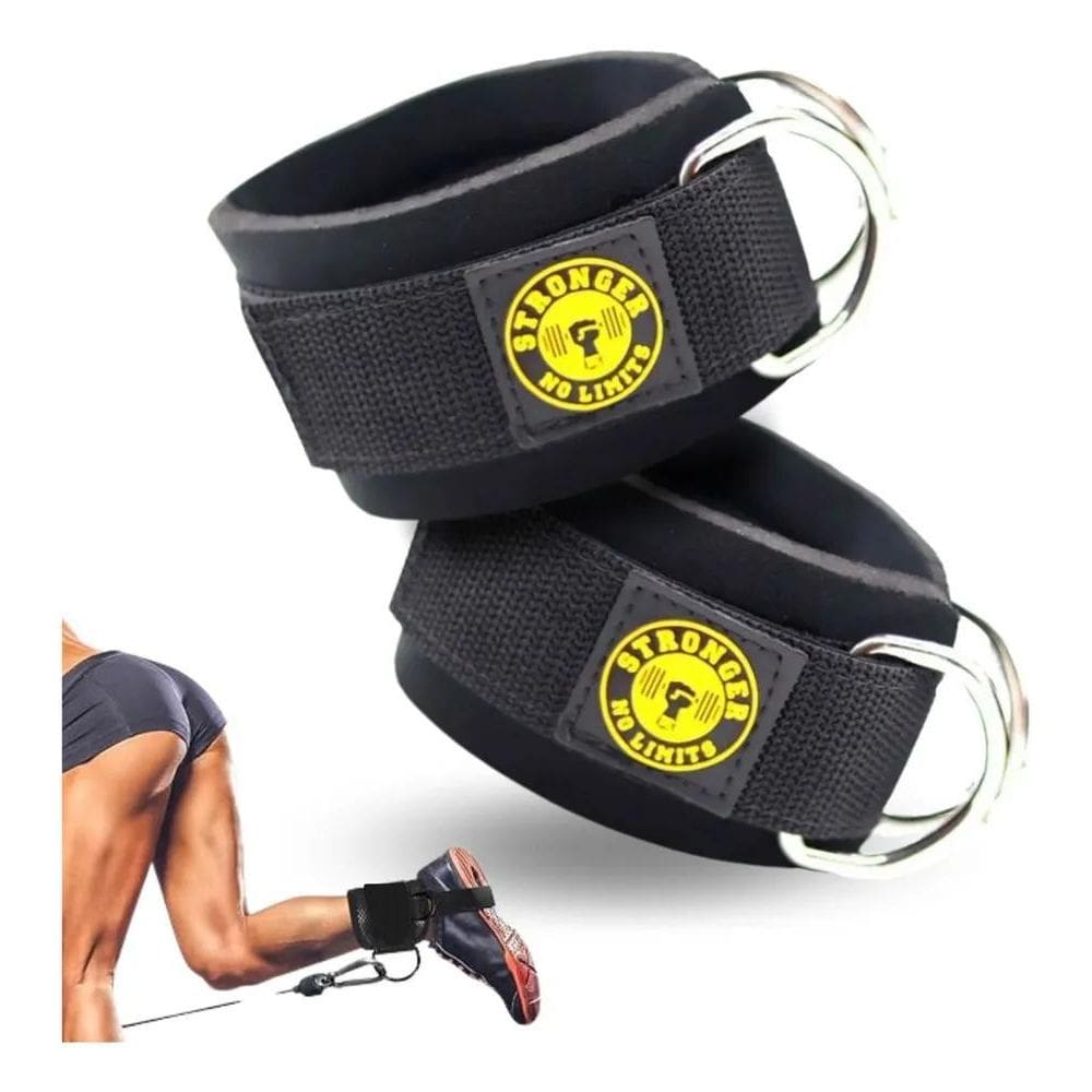 2X Puxador Caneleira Academia Cross Over Gluteo Ajustavel Pa