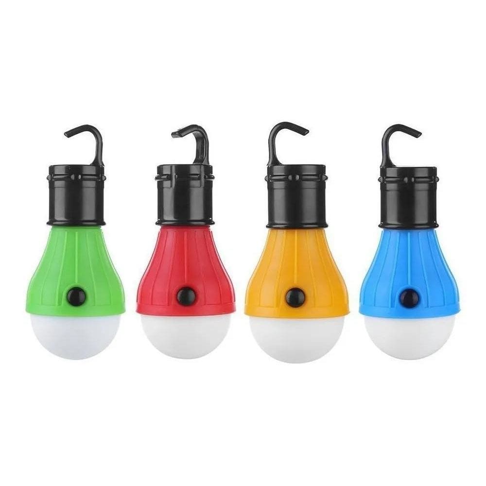 2X Kit 2 Lampadas Camping Led Pesca Barraca Lanterna