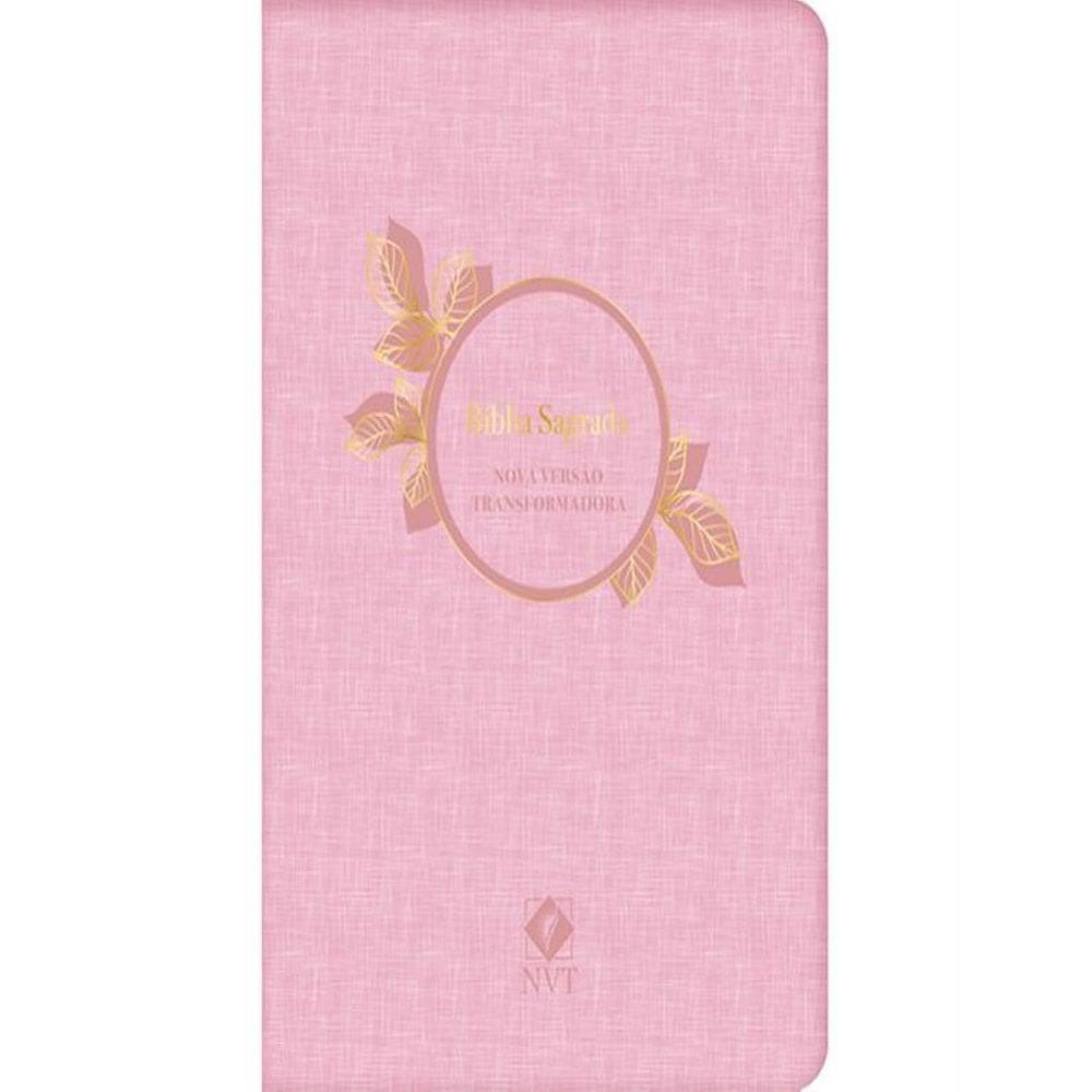 Biblia Sagrada Nvt - Luxo - Rosa