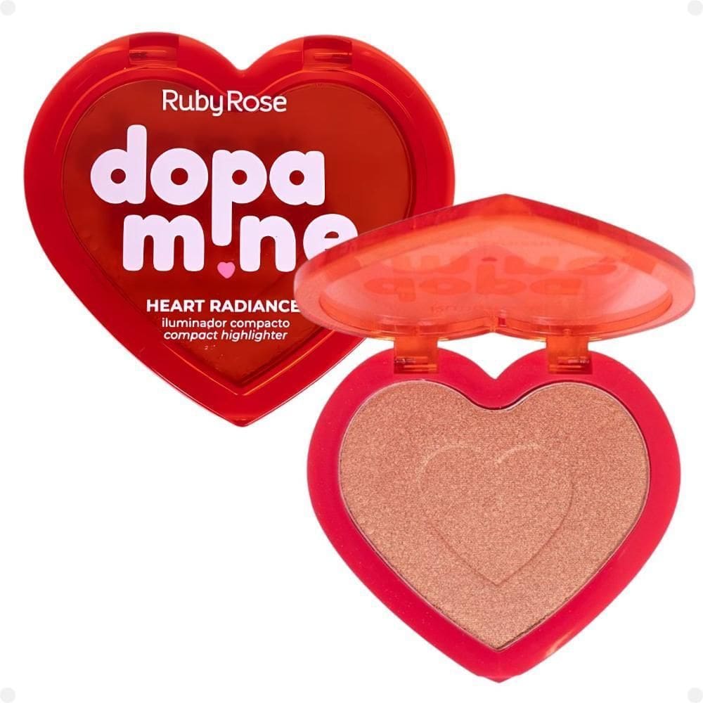 Iluminador Ruby Rose Dopamine Heart Radiance Beloved Glow