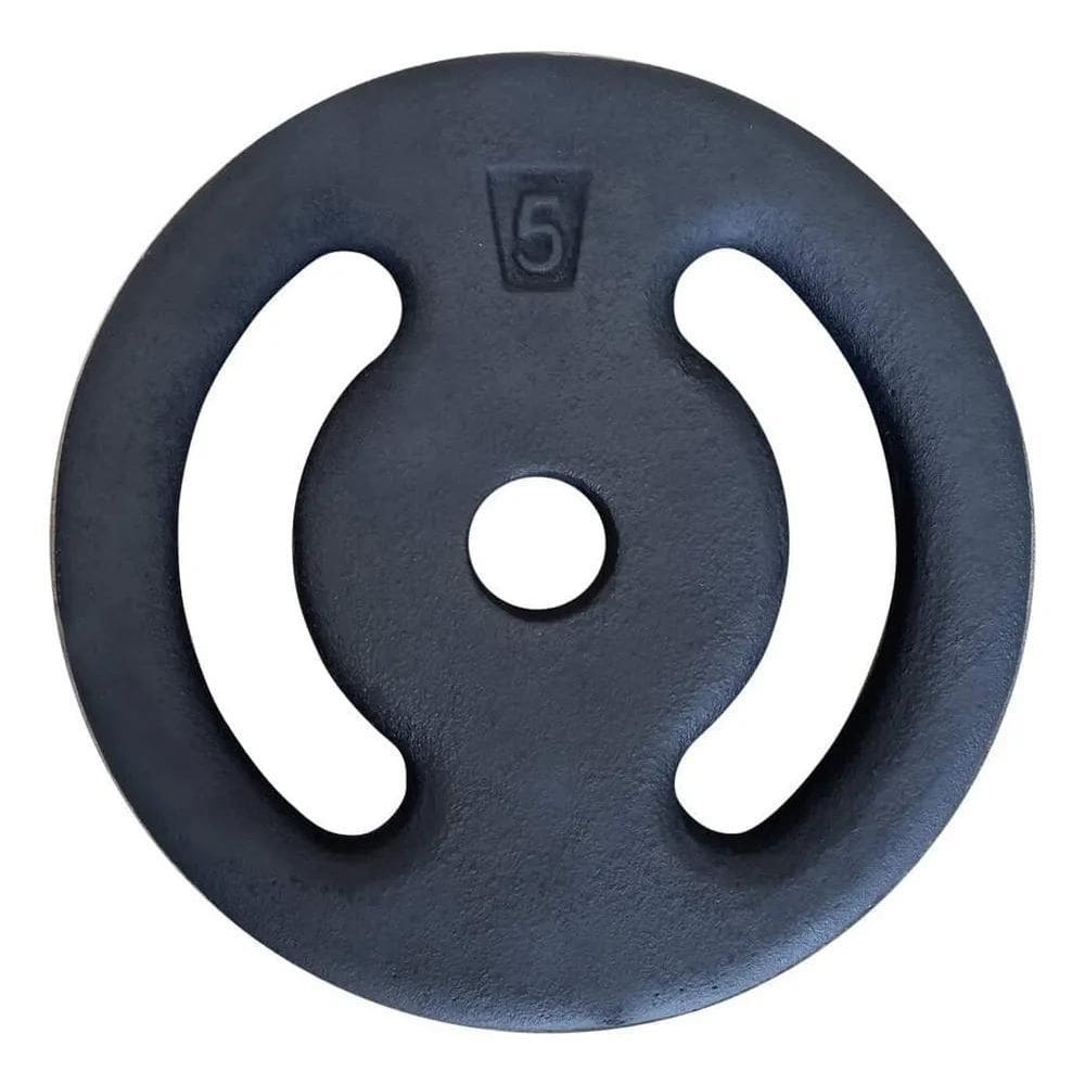 2X Anilha De 5 Kg Pintada - Fitness Prado