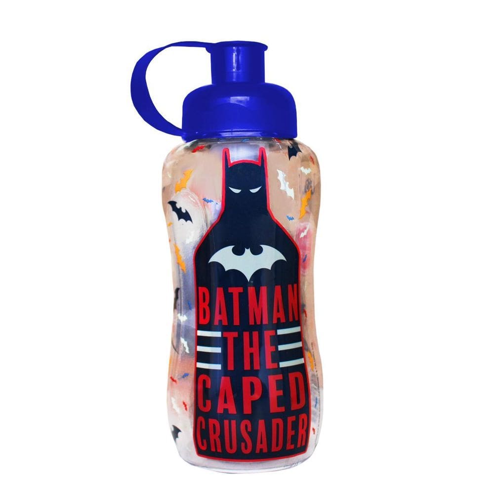 Garrafa Squeeze Batman Caped Crusader Dc 550Ml Azul