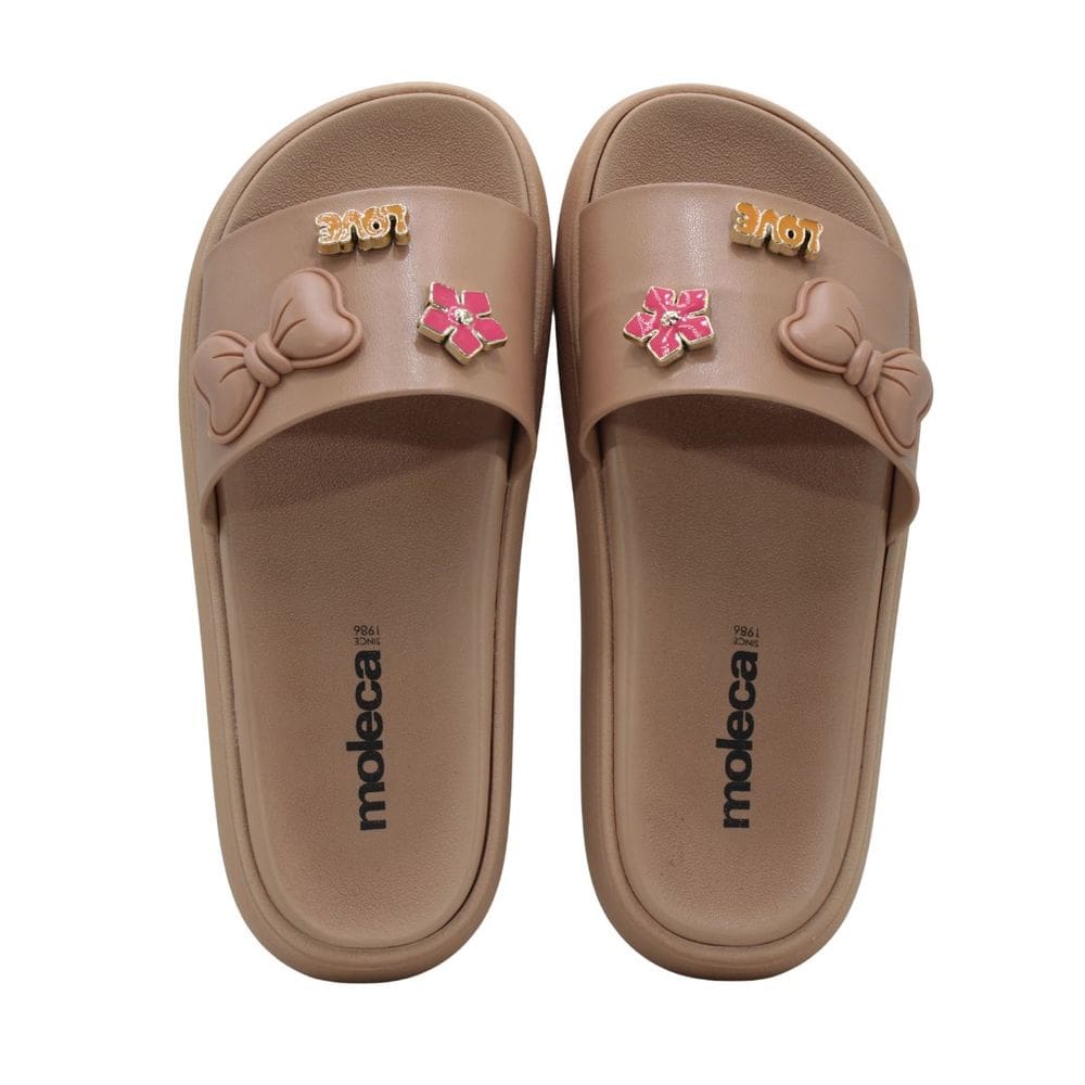 Tamanco Moleca Feminino Napa Turim Nude