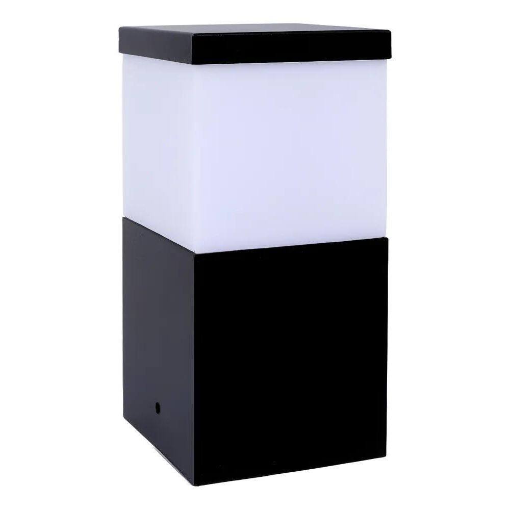 2X Poste Balizador 15 Cm Alumínio Chão Jardim Piso Solo Deck