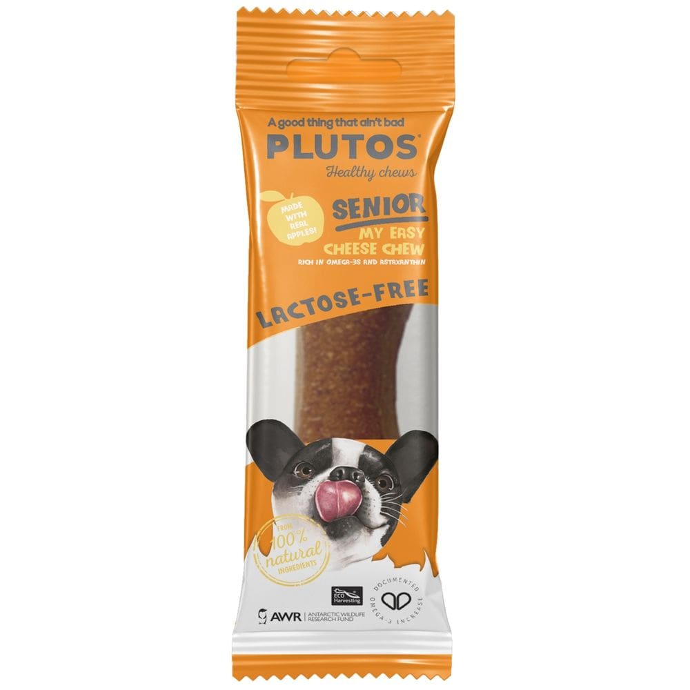 Mordedor Natural Plutos Senior Queijo Maça e Krill Para Cães