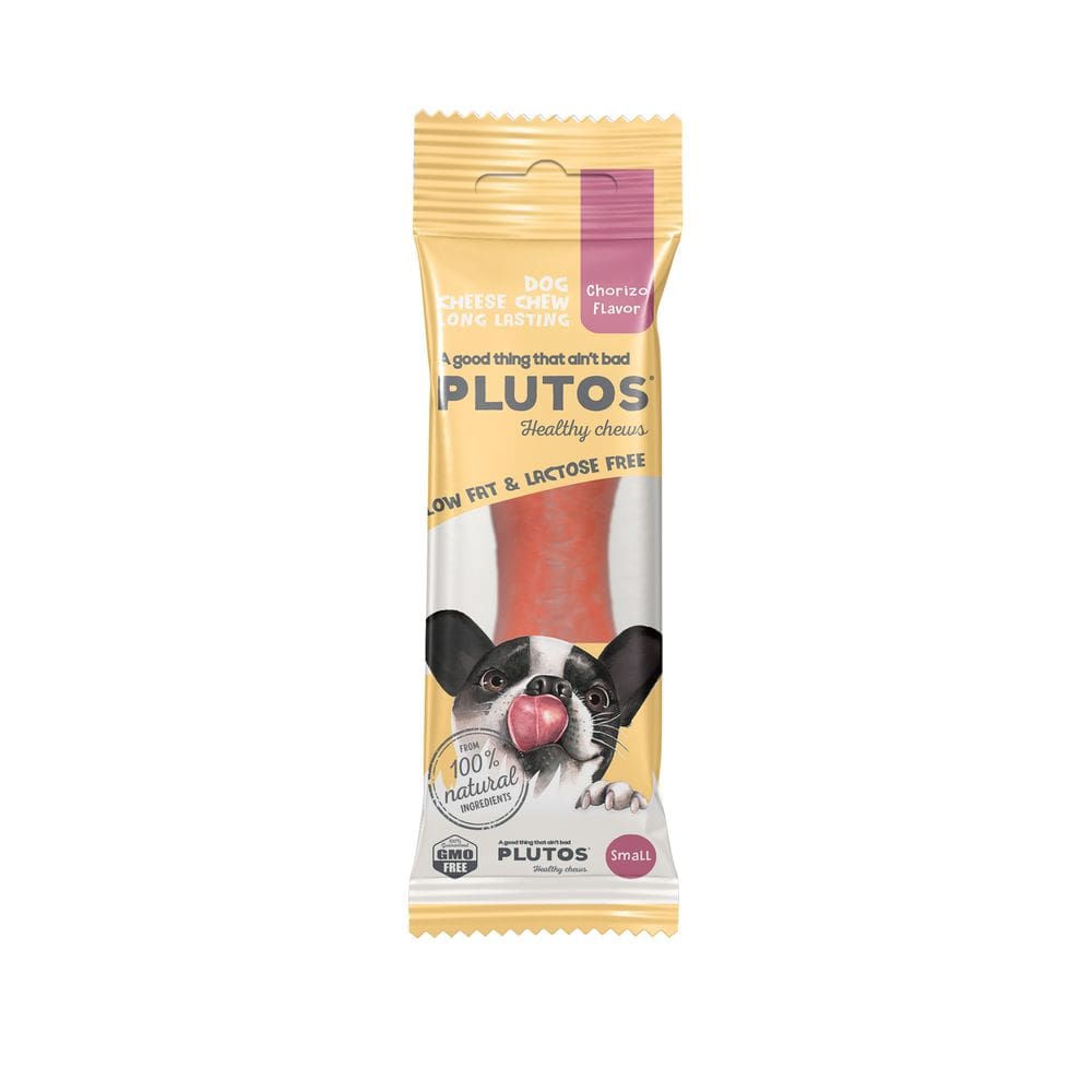 Mordedor Natural Plutos Cheese & Chorizo 40g ( Queijo e Chorizo) Para Cachorro - Pequeno