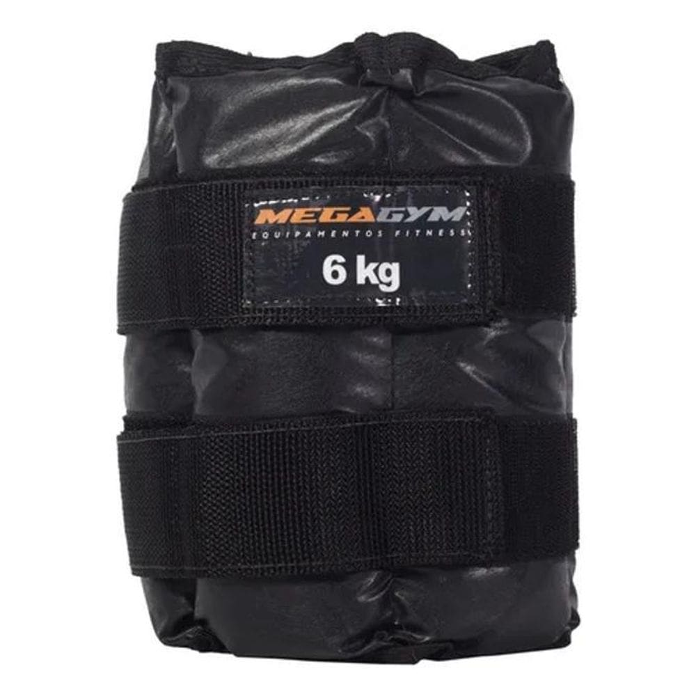2X Caneleira Tornozeleira 6Kg Em Náilon Impermeável Peso De